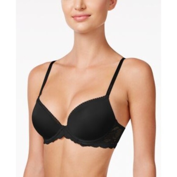 Calvin Klein Other - Calvin Klein Seductive Comfort Lace Demi Br Bare Nude 5 32DDD